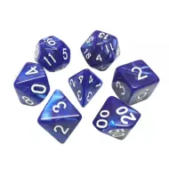 Set De 7 Dés Ludistri HDP-04 - Bleu Nacré