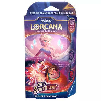 Lorcana S05 - Decks de Démarrage - Ciel Scintillant - Elsa & Ralph