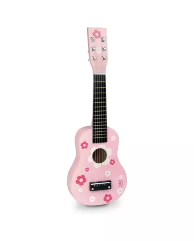 Guitare En Bois - Imprimé Fleurs - VILAC