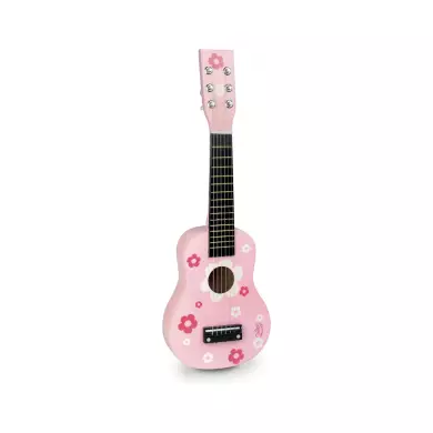 Guitare En Bois - Imprimé Fleurs - VILAC