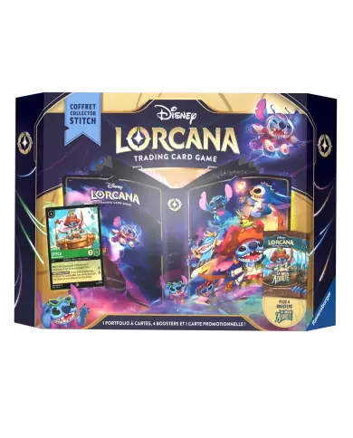 Lorcana S06 : La Mer Azurite - Coffret Collector Stitch