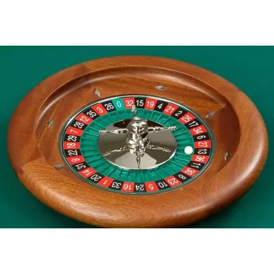 Roulette Montecarlo en Acajou - 36 cm - DAL NEGRO