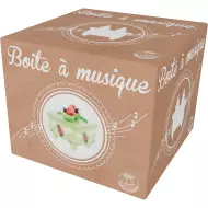 Boite À Musique Coccinelles Feuilles - Ulysse