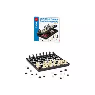 Coffret Échecs / Dames / Backgammon Magnétique - Dal Negro