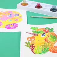 Aquarellum Mini - Licornes