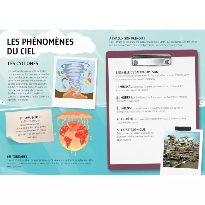 Les Phénomènes Naturels - Voyage, Découvre, Explore - Livre - Puzzle 200 Pièces