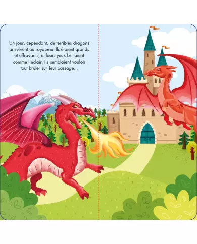 Chevaliers Et Dragons - Livre Et Puzzle Fantasy - SASSI