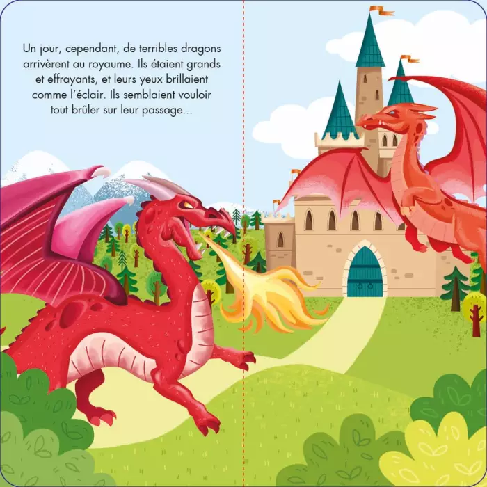 Chevaliers Et Dragons - Livre Et Puzzle Fantasy - SASSI