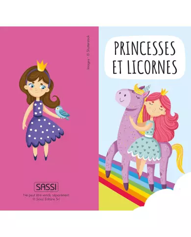 Princesses Et Licornes - Livre Et Puzzle Fantasy - SASSI