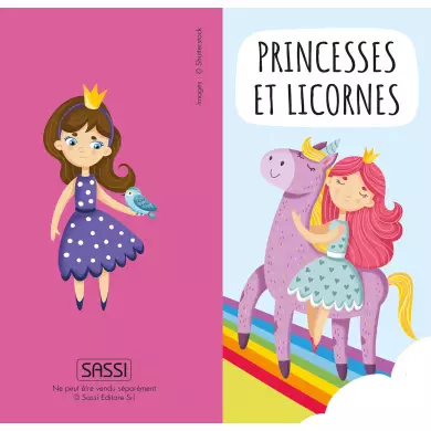 Princesses Et Licornes - Livre Et Puzzle Fantasy - SASSI