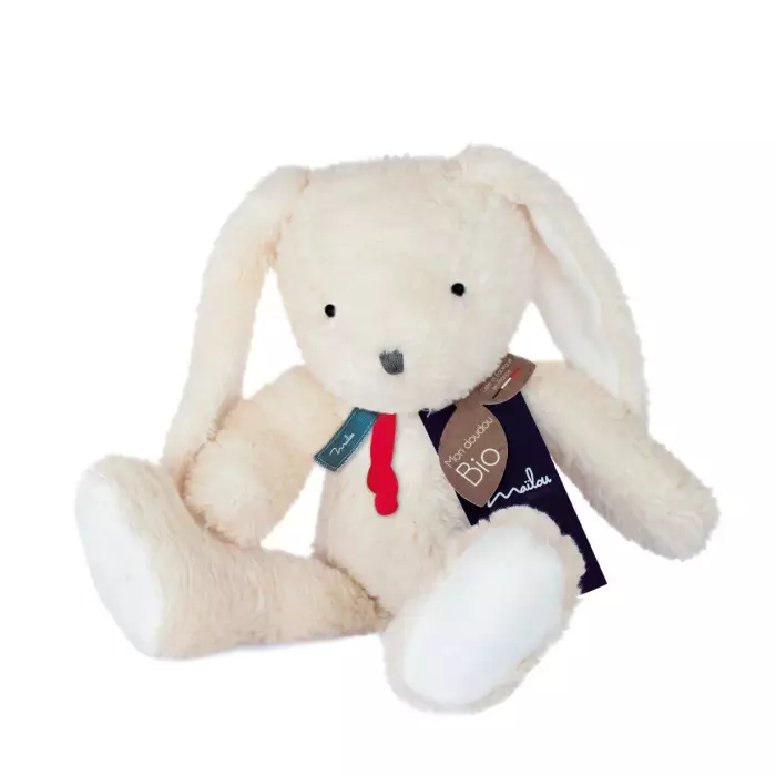 Doudou MAILOU - Grand Lapin Pantin Blanc