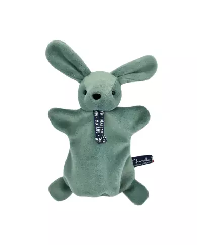 Doudou MAILOU - Lapin Dorlotin - Marionnette Verte