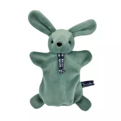 Doudou MAILOU - Lapin Dorlotin - Marionnette Verte