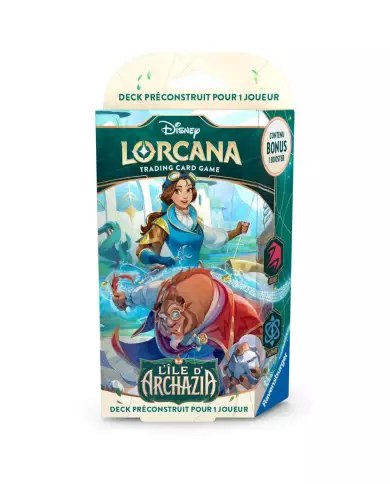 Lorcana S07 - Decks de Démarrage - L'Ile D'Archazia - La Belle Et La Bête - En vente le 07 Mars En Boutique