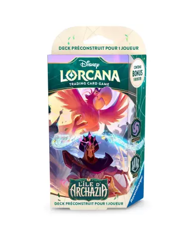 Lorcana S07 - Decks de Démarrage - L'Ile D'Archazia - Iago Et Jafar - En vente le 07 Mars En Boutique