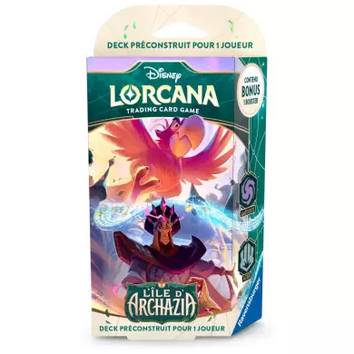 Lorcana S07 - Decks de Démarrage - L'Ile D'Archazia - Iago Et Jafar - En vente le 07 Mars En Boutique