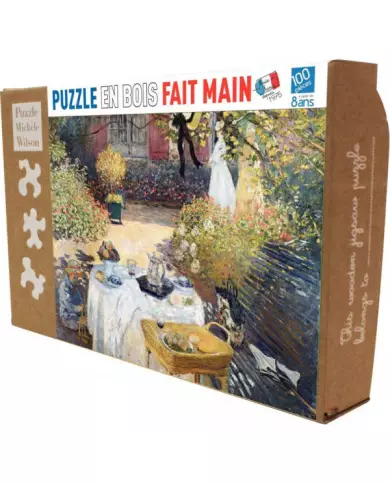 Puzzle Michèle Wilson - Le Déjeuner - Claude Monet - 100 Pièces