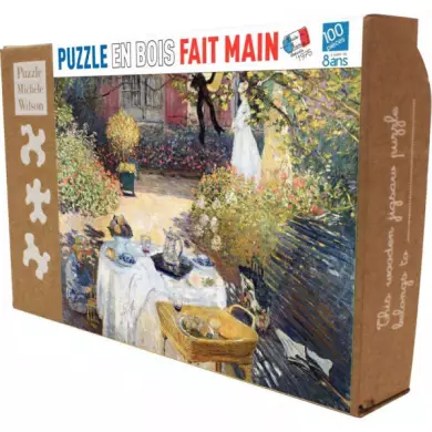 Puzzle Michèle Wilson - Le Déjeuner - Claude Monet - 100 Pièces