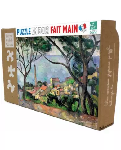 Puzzle Michèle Wilson - Vue Sur L'Estaque - Paul Cézanne - 50 Pièces