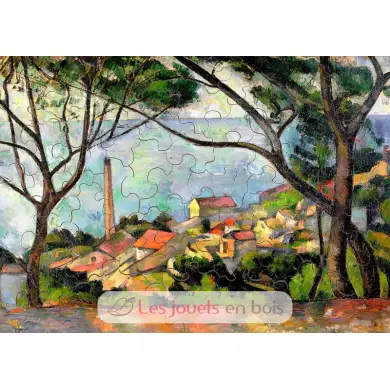 Puzzle Michèle Wilson - Vue Sur L'Estaque - Paul Cézanne - 50 Pièces