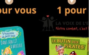 Haba s'associe à La Voix De l'Enfant